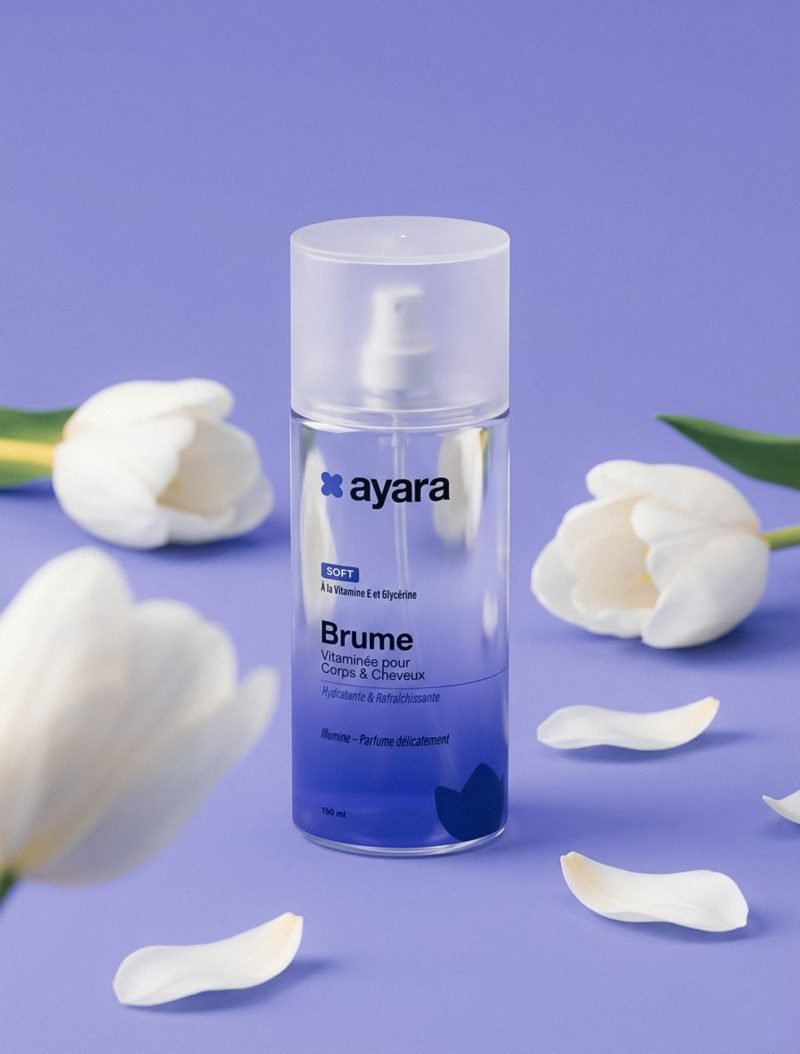 Brume corporelle Ayara Soft en mise en scène