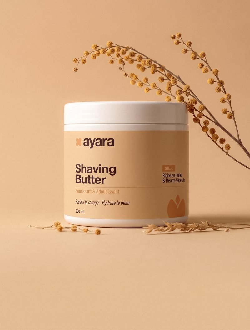 Beurre à raser Ayara Silk en mise en scène
